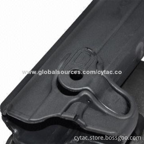 Tactical 1911 Handgun Paddle Holster, Right Hand, Black Color, in Polymer Materials